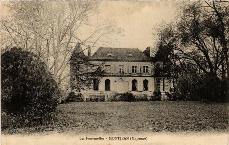 Carte postale ancienne Les Fontenelles Montjean à Montjean