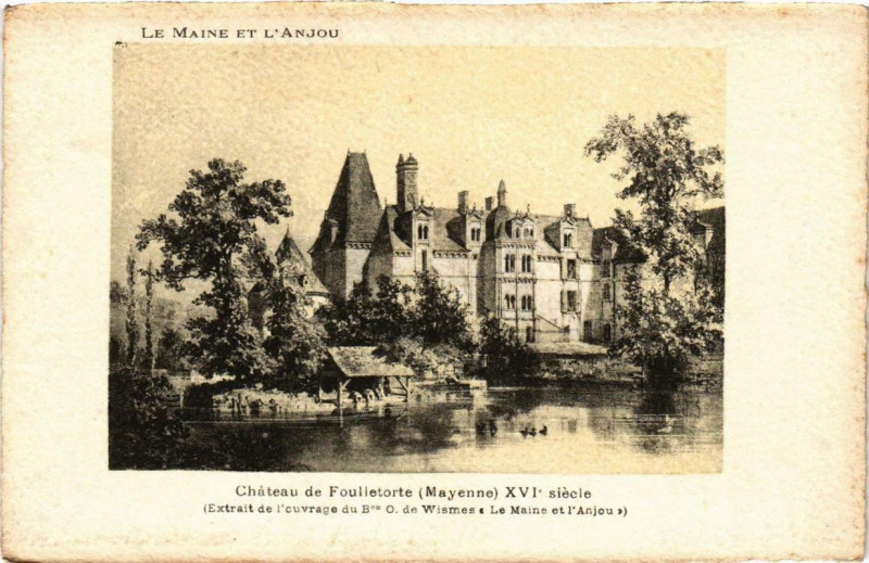 Carte postale ancienne Chateau de Foulletorte