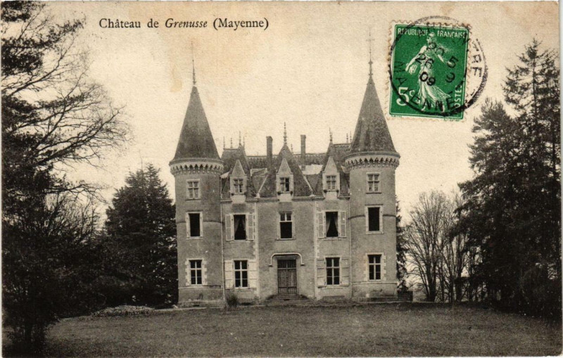 Carte postale ancienne Chateau de Grenusse