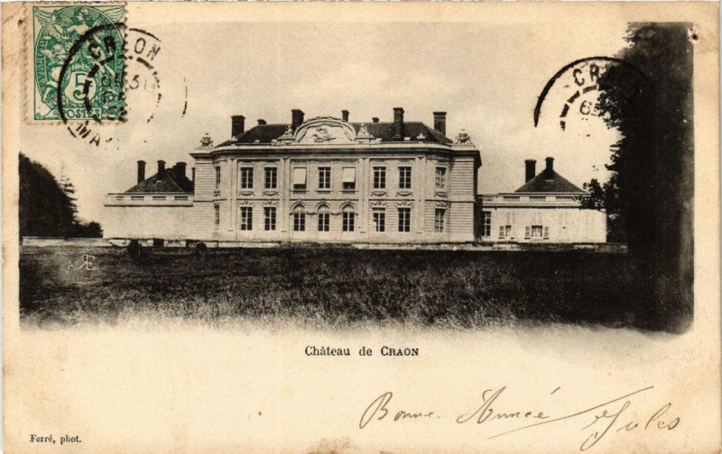 Carte postale ancienne Chateau de Craon à Craon