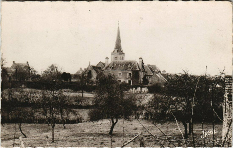 Carte postale ancienne La Pallu - Vue generale à La Pallu