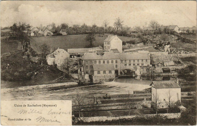Carte postale ancienne Usine de Rochefort