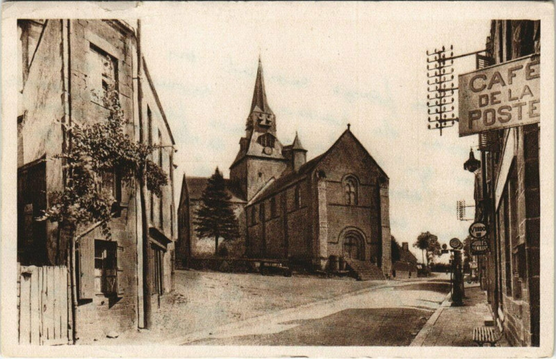 Carte postale ancienne Ambrieres-le-Grand - L'Eglise (Xi siecle)