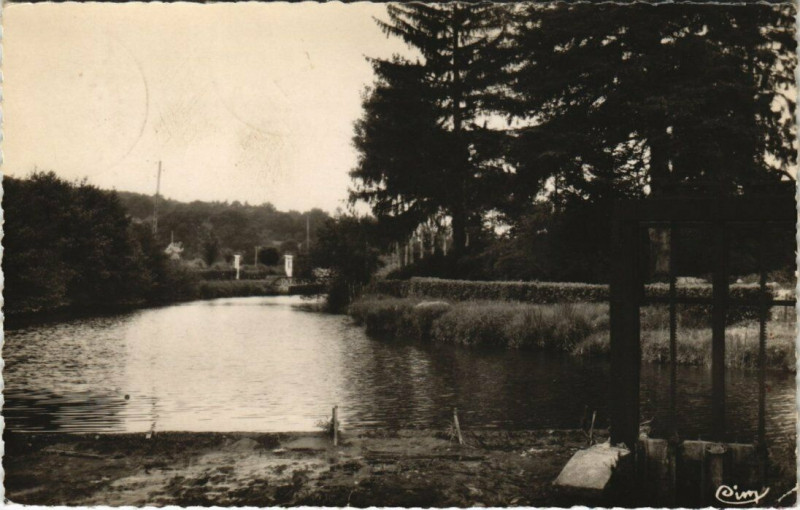 Carte postale ancienne Andouille - Barrage de la Forge à Andouillé
