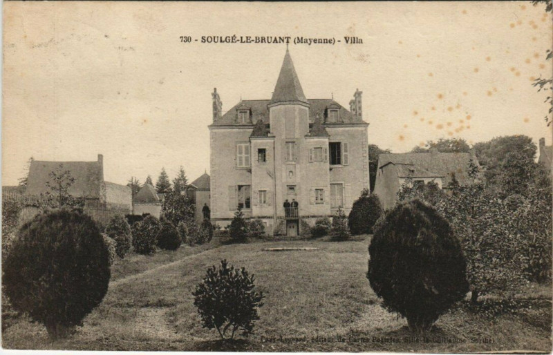 Carte postale ancienne Sougle le Bruant - Villa