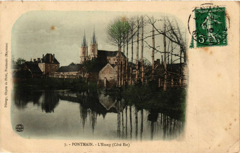 Carte postale ancienne Pontmain-L'Etang à Pontmain