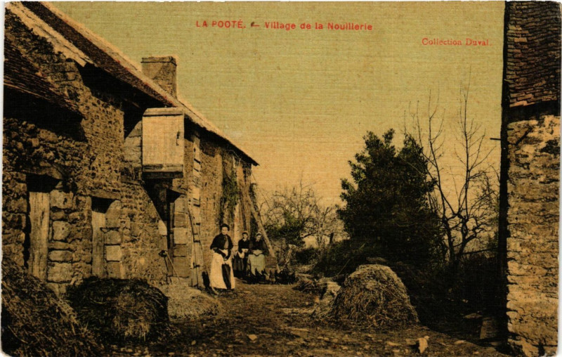 Carte postale ancienne La Pooté-Village de la Nouillerie