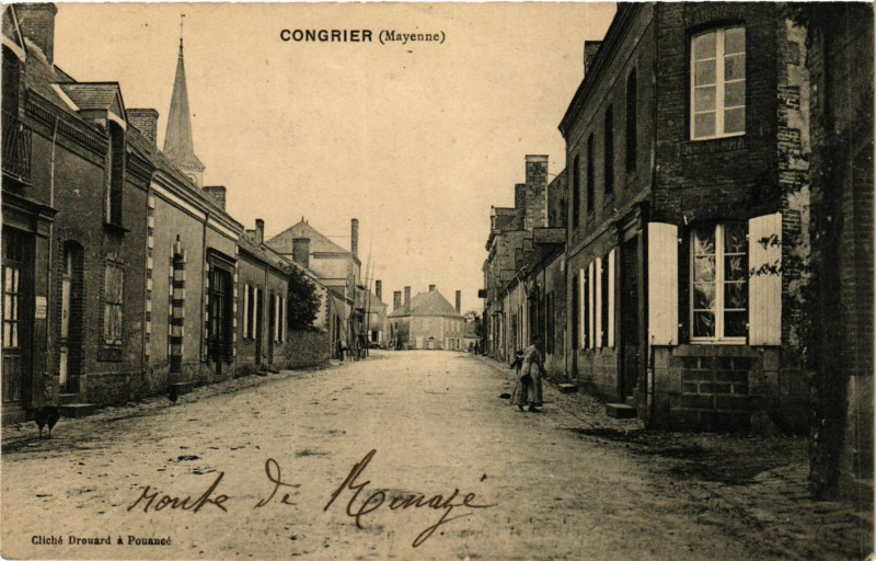 Carte postale ancienne Congrier. Mayenne à Mayenne