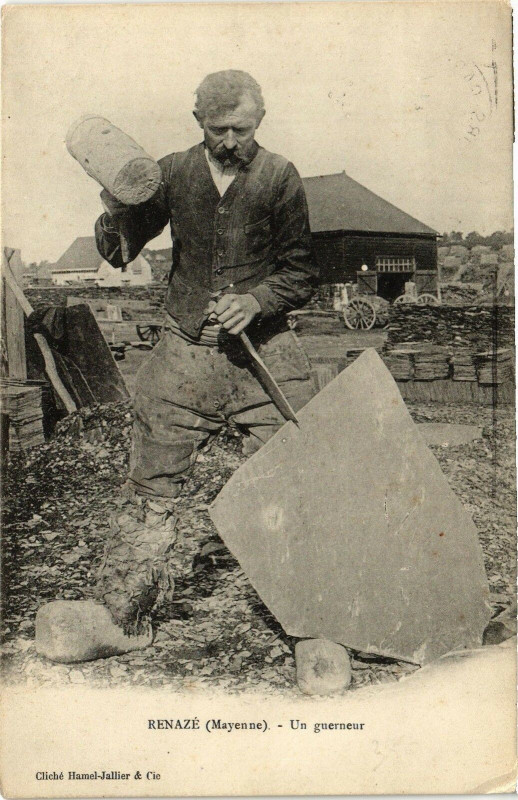 Carte postale ancienne Renazé - Un Guerneur à Renazé