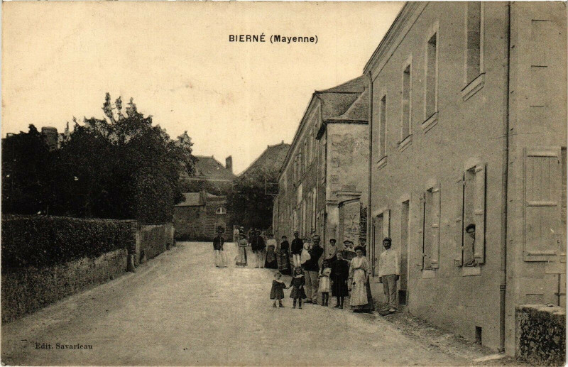 Carte postale ancienne Bierné