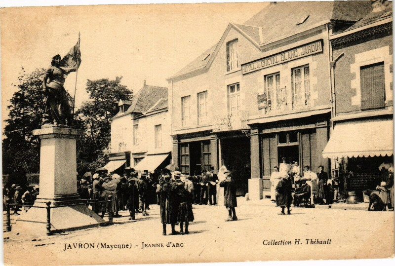 Carte postale ancienne Javron - Jeanne d'Arc