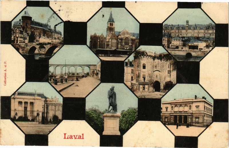 Carte postale ancienne Laval à Laval