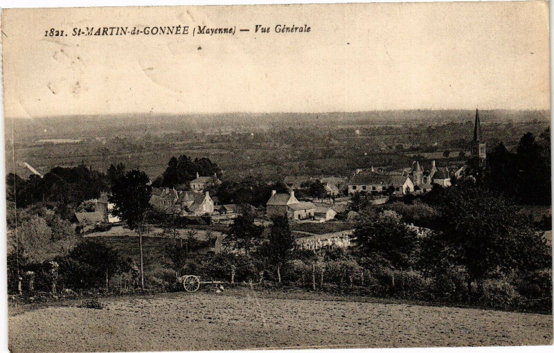 Carte postale ancienne Saint Martin De Connee .- Vue generale