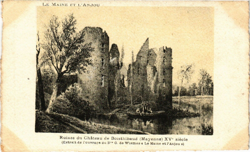 Carte postale ancienne Le maine et l'anjou