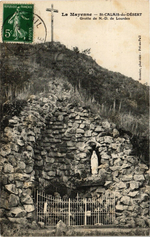 Carte postale ancienne La mayenne illustree .-Saint-- Calais du desert à Mayenne