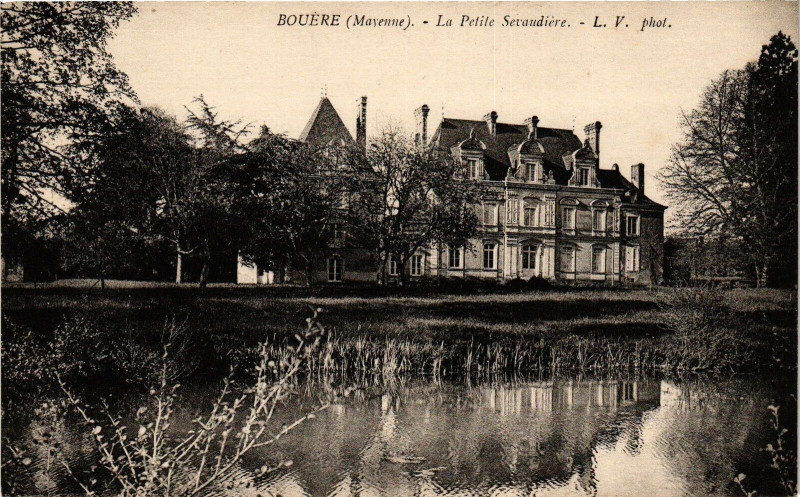 Carte postale ancienne Bouere .- La petile sevaudiere à Bouère