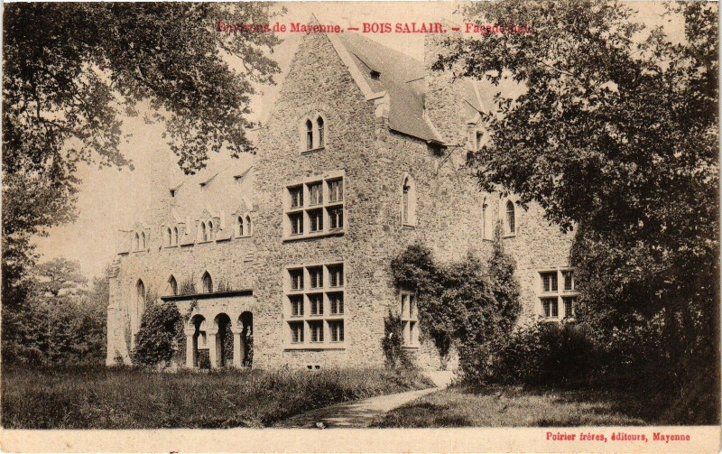 Carte postale ancienne Bois Salair .- Facade Sili