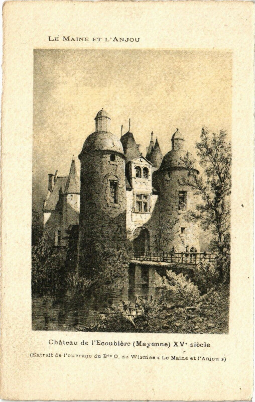 Carte postale ancienne Le maine et l'anjou