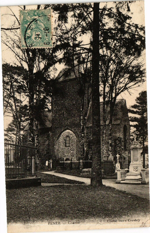 Carte postale ancienne Ernee .- Charne à Ernée