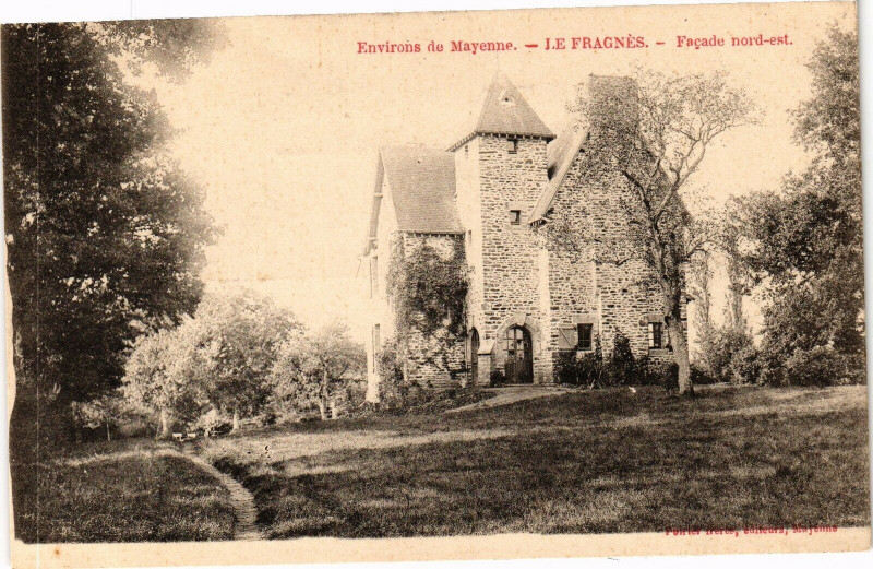 Carte postale ancienne Environs de mayenne .- Le fragnes à Mayenne