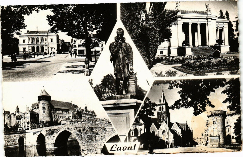 Carte postale ancienne Laval à Laval
