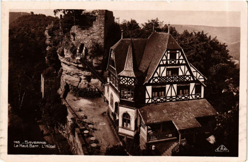 Carte postale ancienne Saverne-le-Haut Barr - L'Hotel à Barr