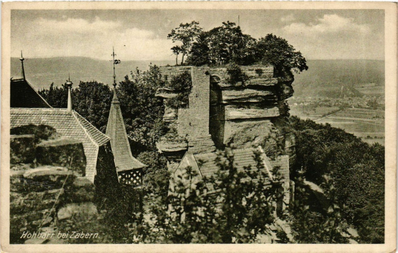 Carte postale ancienne Hohbarr bei Zabern à Barr