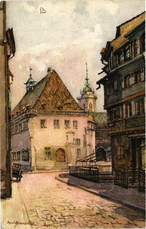 Carte postale ancienne Colmar - Rue des Tanneurs à Colmar