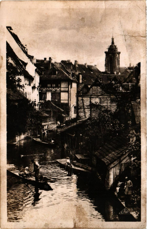 Carte postale ancienne Colmar - La Petite Venise à Colmar