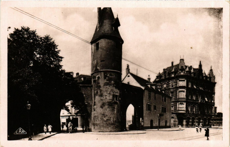 Carte postale ancienne Mulhouse - Tour Salvator à Mulhouse