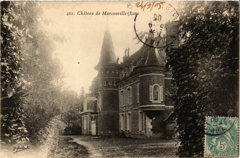 Carte postale ancienne Chateau de Marcouville