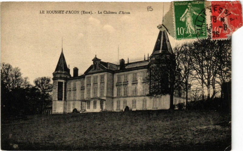 Carte postale ancienne Le Rousset-d'Acon - Le Chateau d'Acon à Acon