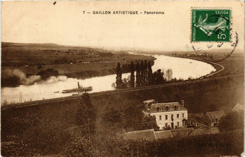 Carte postale ancienne Gaillon Artistique - Panorama à Gaillon