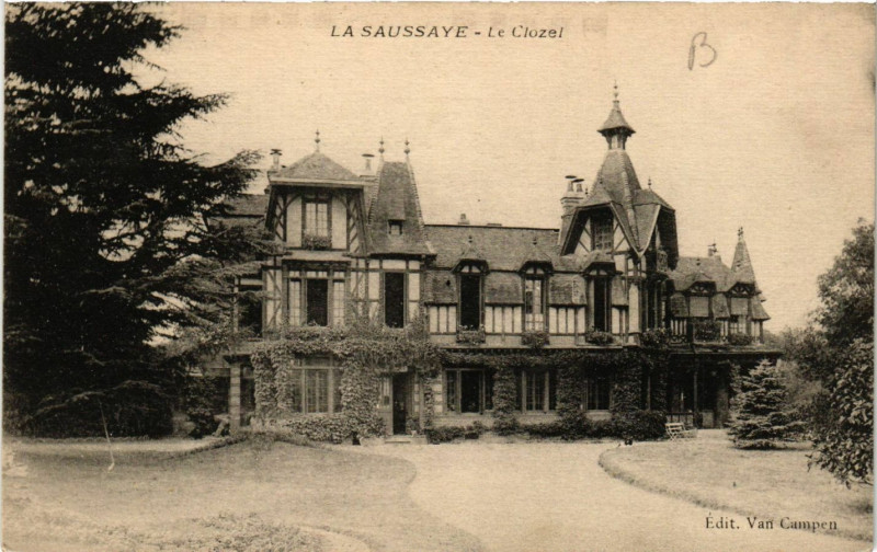 Carte postale ancienne La Saussaye - Le Clozel à La Saussaye