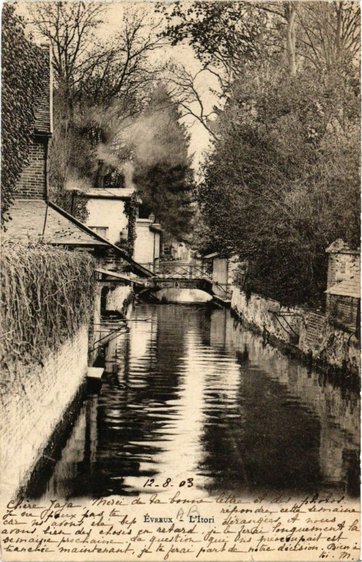 Carte postale ancienne Evreux - L'Itori à Évreux