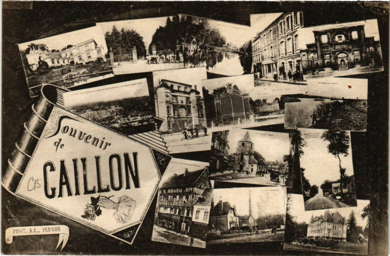 Carte postale ancienne Souvenir de Gaillon à Gaillon