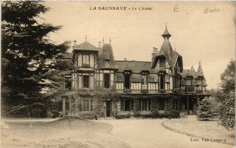 Carte postale ancienne La Saussaye - Le Clozel à La Saussaye