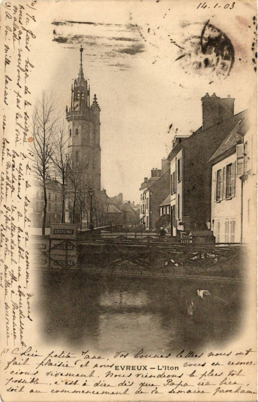 Carte postale ancienne Evreux - L'Itori à Évreux