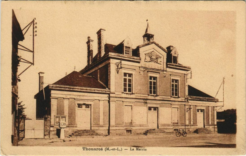 Carte postale ancienne Touarce La Mairie