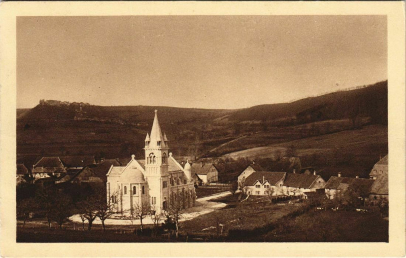 Carte postale ancienne Sancey-le-Long L'Eglise en l'Honneur de la Bienheureuse à Sancey