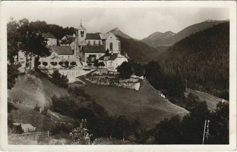 Carte postale ancienne Jougne Vallee du Suchet à Jougne