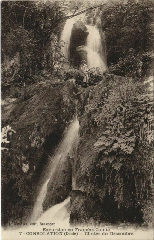 Carte postale ancienne Consolation Chutes du Dessoubre