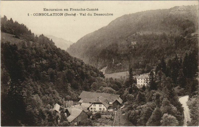 Carte postale ancienne Consolation Val du Dessoubre