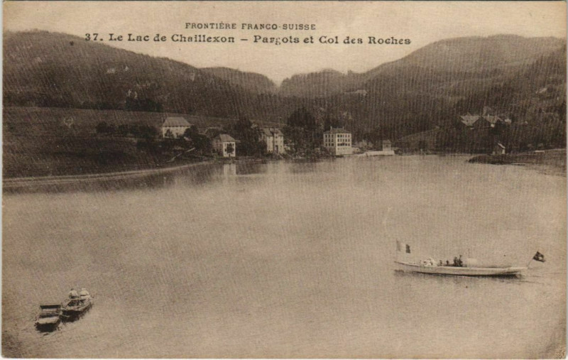 Carte postale ancienne Villers-le-Lac Les Pargots - Le Lac de Chaillexon - Pargots à Villers-le-Lac