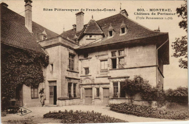 Carte postale ancienne Morteau Chateau de Pertusier à Morteau