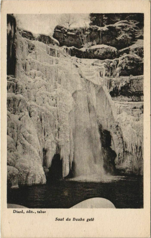 Carte postale ancienne Saut du Doubs Gele à Doubs