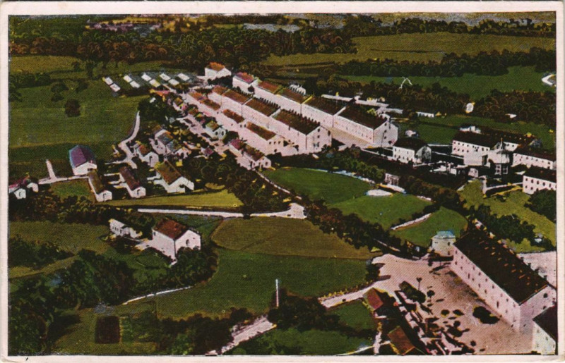 Carte postale ancienne Valdahon Cote Sud-Ouest du Camp à Valdahon