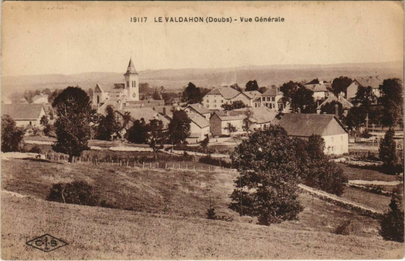 Carte postale ancienne Valdahon Vue Generale à Valdahon