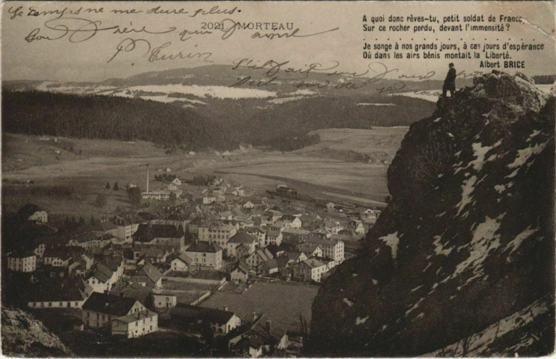 Carte postale ancienne Morteau Vue Panoramique à Morteau