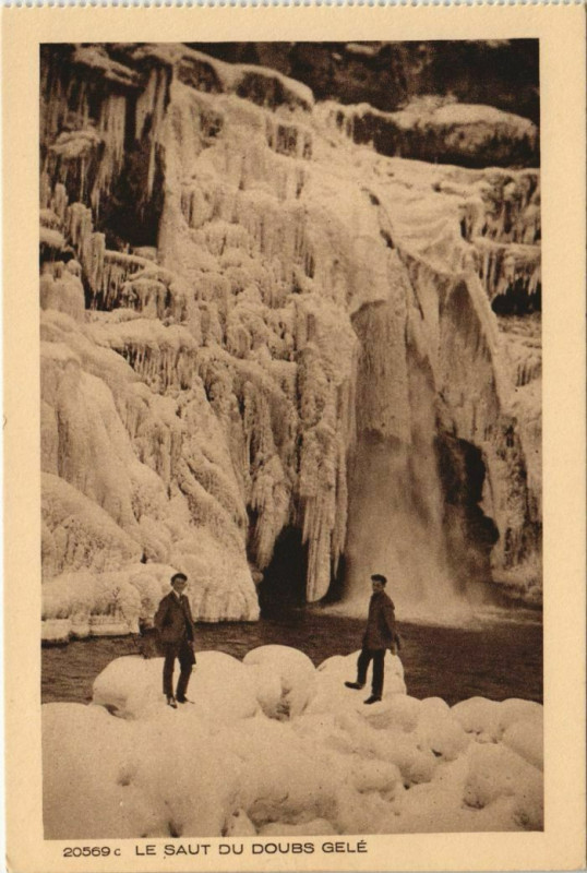 Carte postale ancienne Le Saut du Doubs Gele à Doubs
